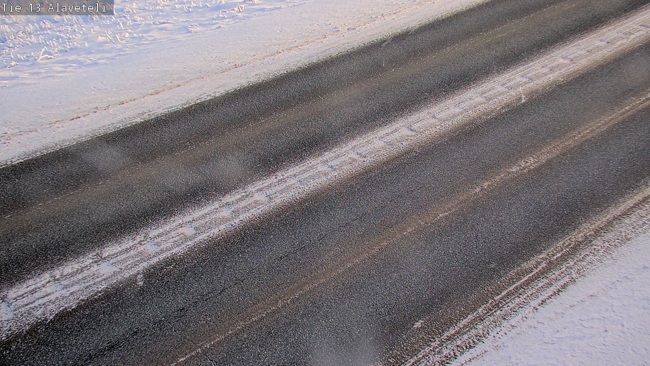 Weather Camera Image Väg 13 Kronoby Nedervetil, Kruunupyy, Pohjanmaa