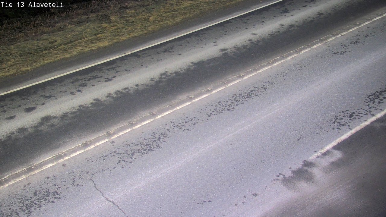 Weather Camera Image Väg 13 Kronoby Nedervetil, Kruunupyy, Pohjanmaa