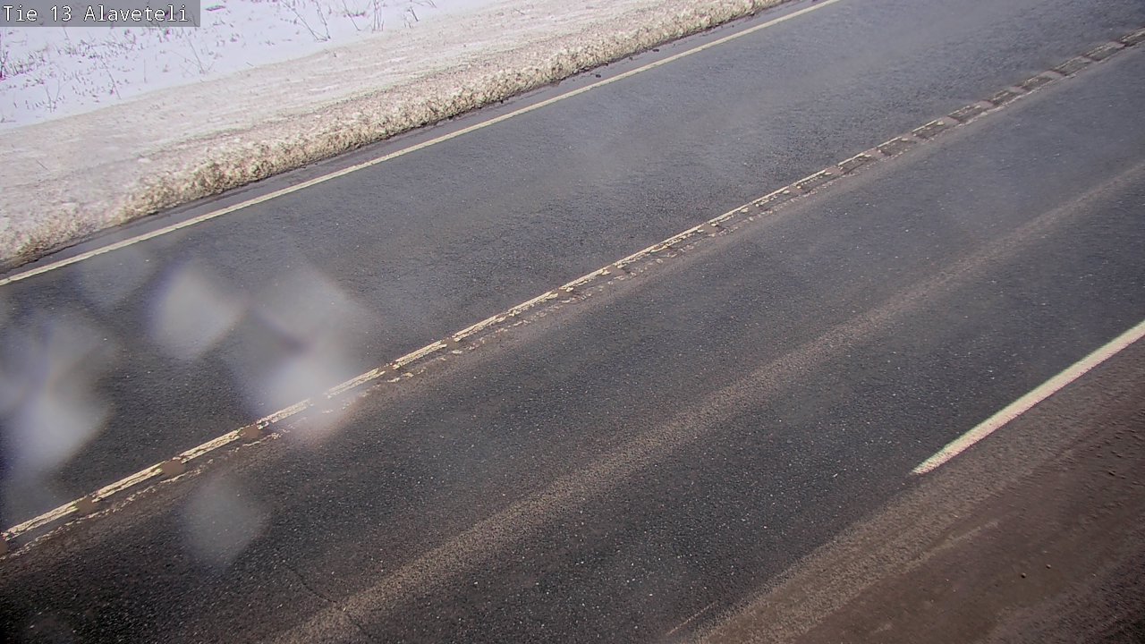 Weather Camera Image Väg 13 Kronoby Nedervetil, Kruunupyy, Pohjanmaa