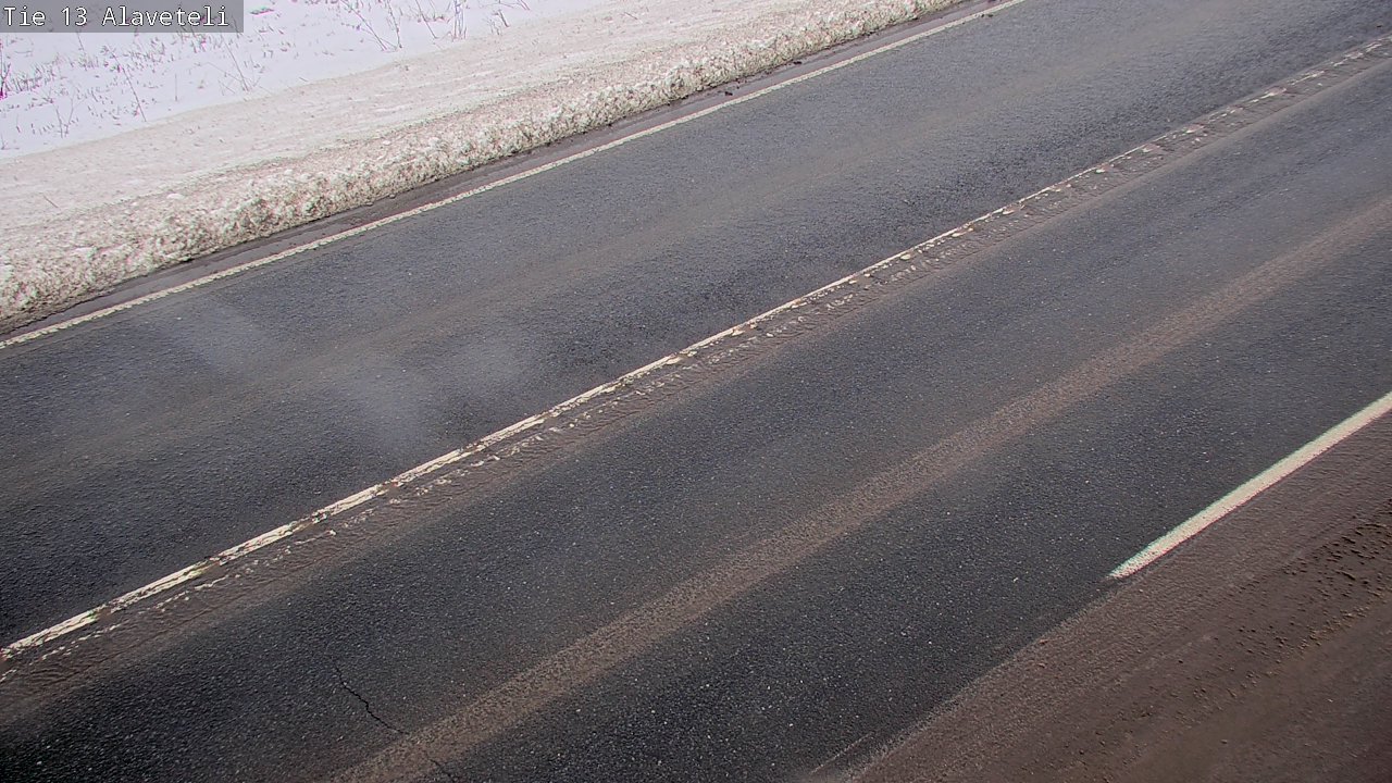 Weather Camera Image Väg 13 Kronoby Nedervetil, Kruunupyy, Pohjanmaa