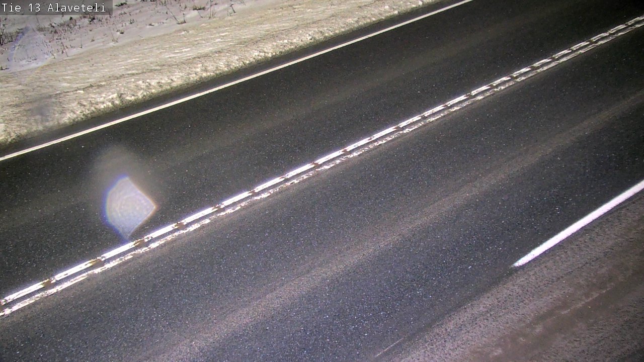 Weather Camera Image Väg 13 Kronoby Nedervetil, Kruunupyy, Pohjanmaa