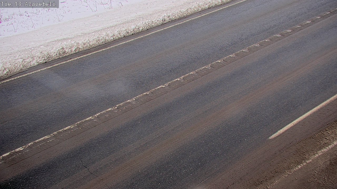 Weather Camera Image Väg 13 Kronoby Nedervetil, Kruunupyy, Pohjanmaa