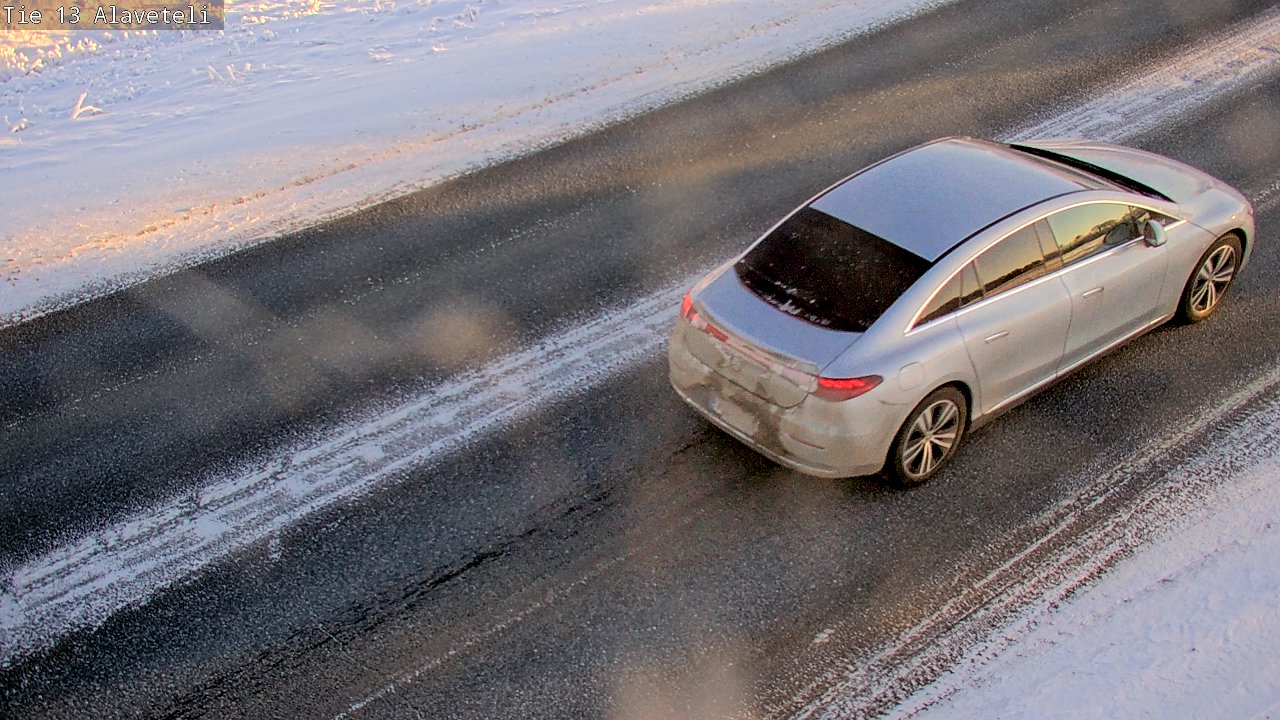 Weather Camera Image Väg 13 Kronoby Nedervetil, Kruunupyy, Pohjanmaa