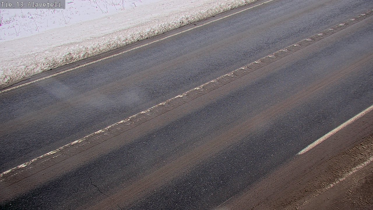 Weather Camera Image Väg 13 Kronoby Nedervetil, Kruunupyy, Pohjanmaa