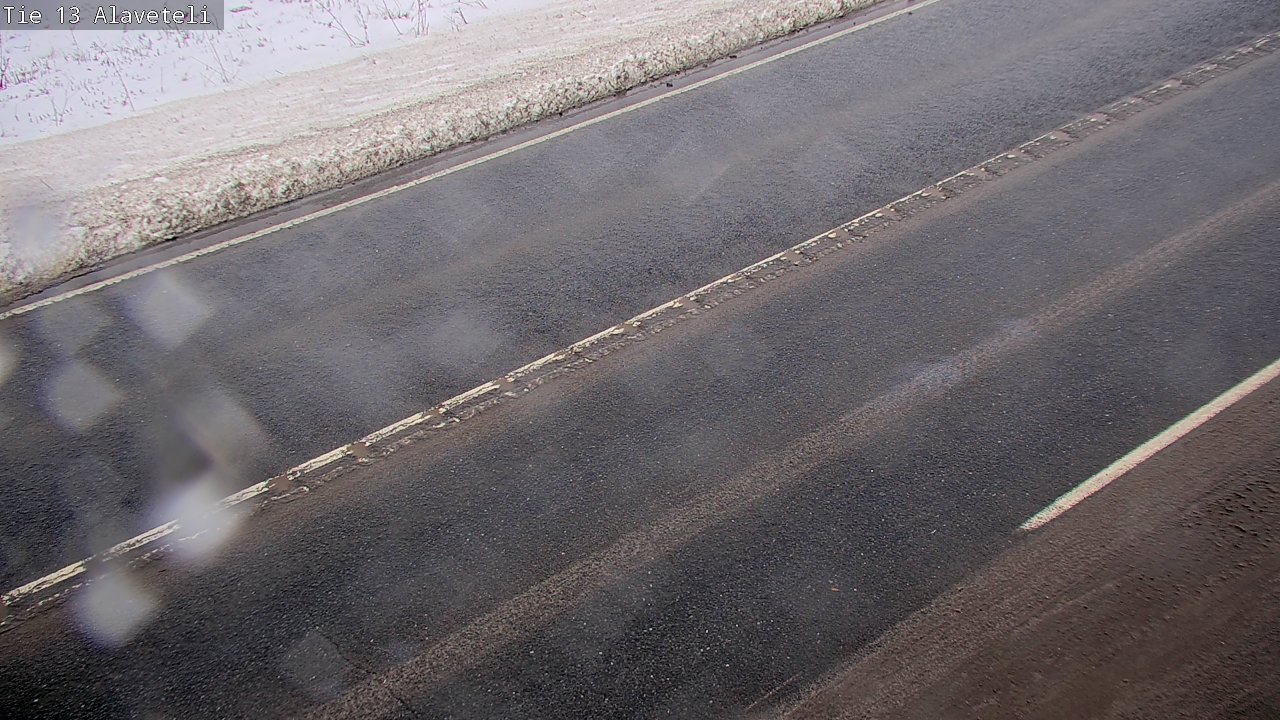Weather Camera Image Väg 13 Kronoby Nedervetil, Kruunupyy, Pohjanmaa