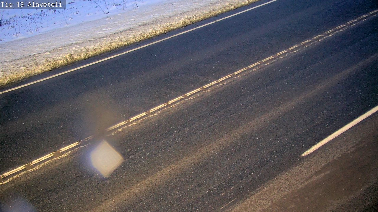 Weather Camera Image Väg 13 Kronoby Nedervetil, Kruunupyy, Pohjanmaa