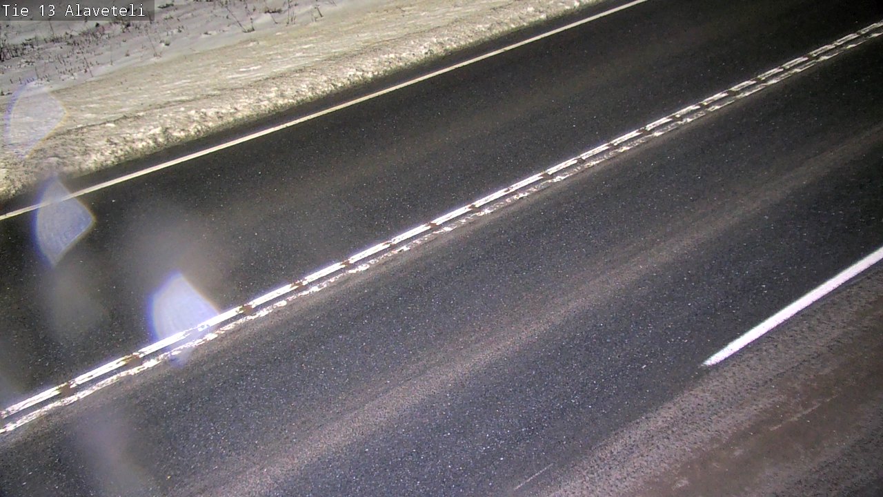 Weather Camera Image Väg 13 Kronoby Nedervetil, Kruunupyy, Pohjanmaa