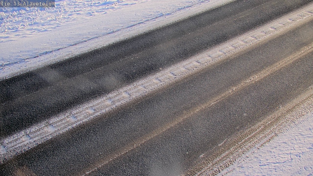 Weather Camera Image Väg 13 Kronoby Nedervetil, Kruunupyy, Pohjanmaa