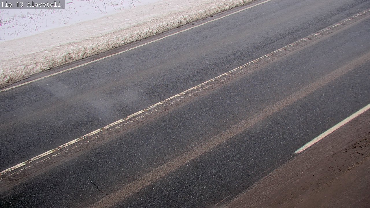 Weather Camera Image Väg 13 Kronoby Nedervetil, Kruunupyy, Pohjanmaa