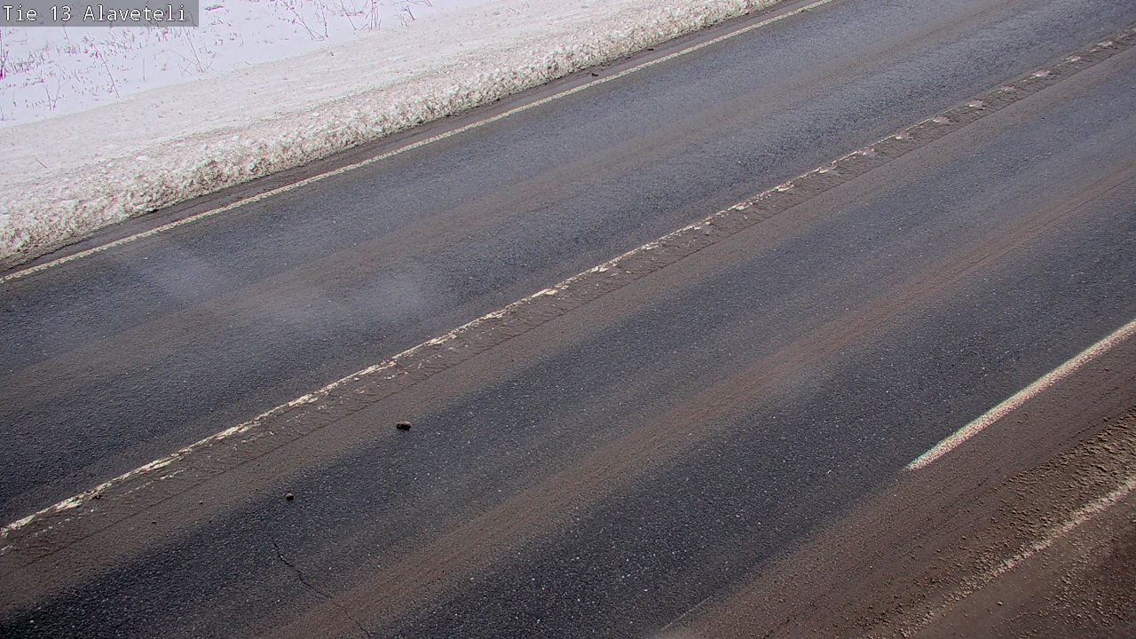 Weather Camera Image Väg 13 Kronoby Nedervetil, Kruunupyy, Pohjanmaa