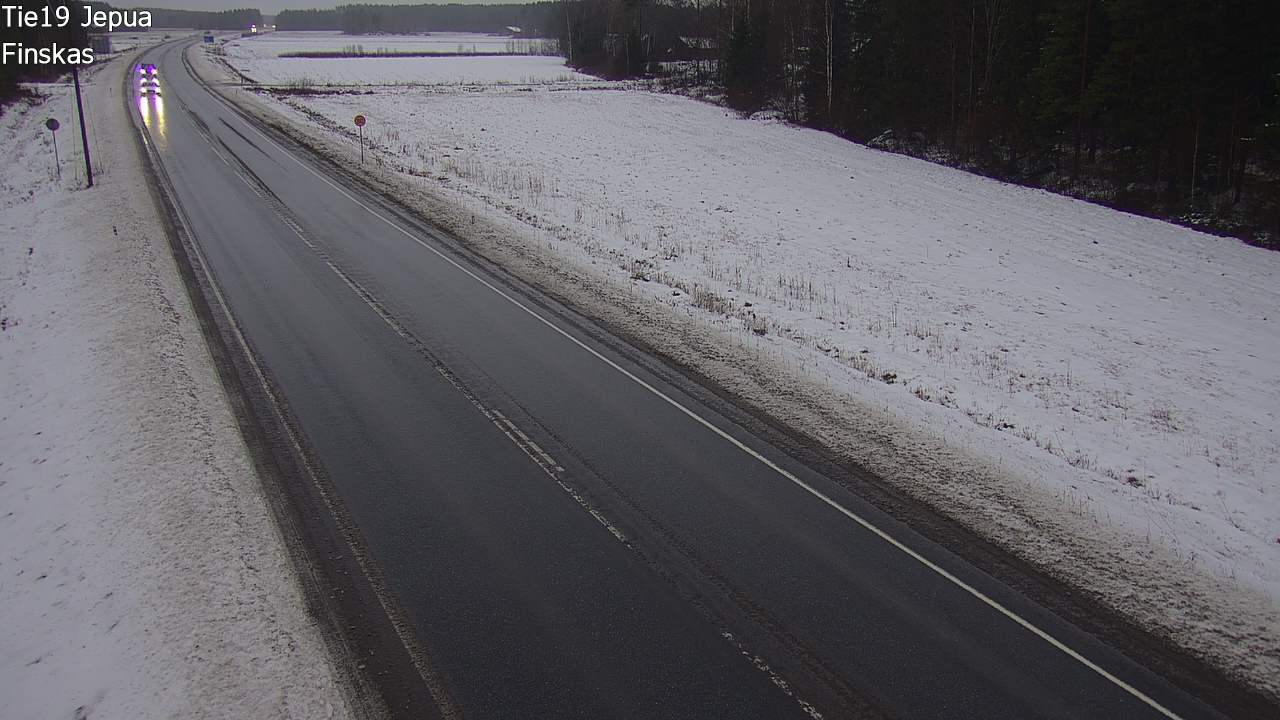 Weather Camera Image Väg 19 Jeppo, Uusikaarlepyy, Pohjanmaa
