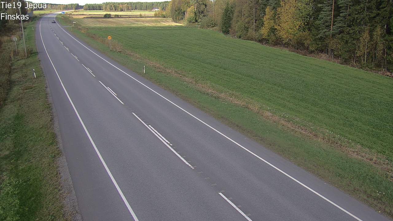 Weather Camera Image Road 19 Jepua, Uusikaarlepyy, Pohjanmaa