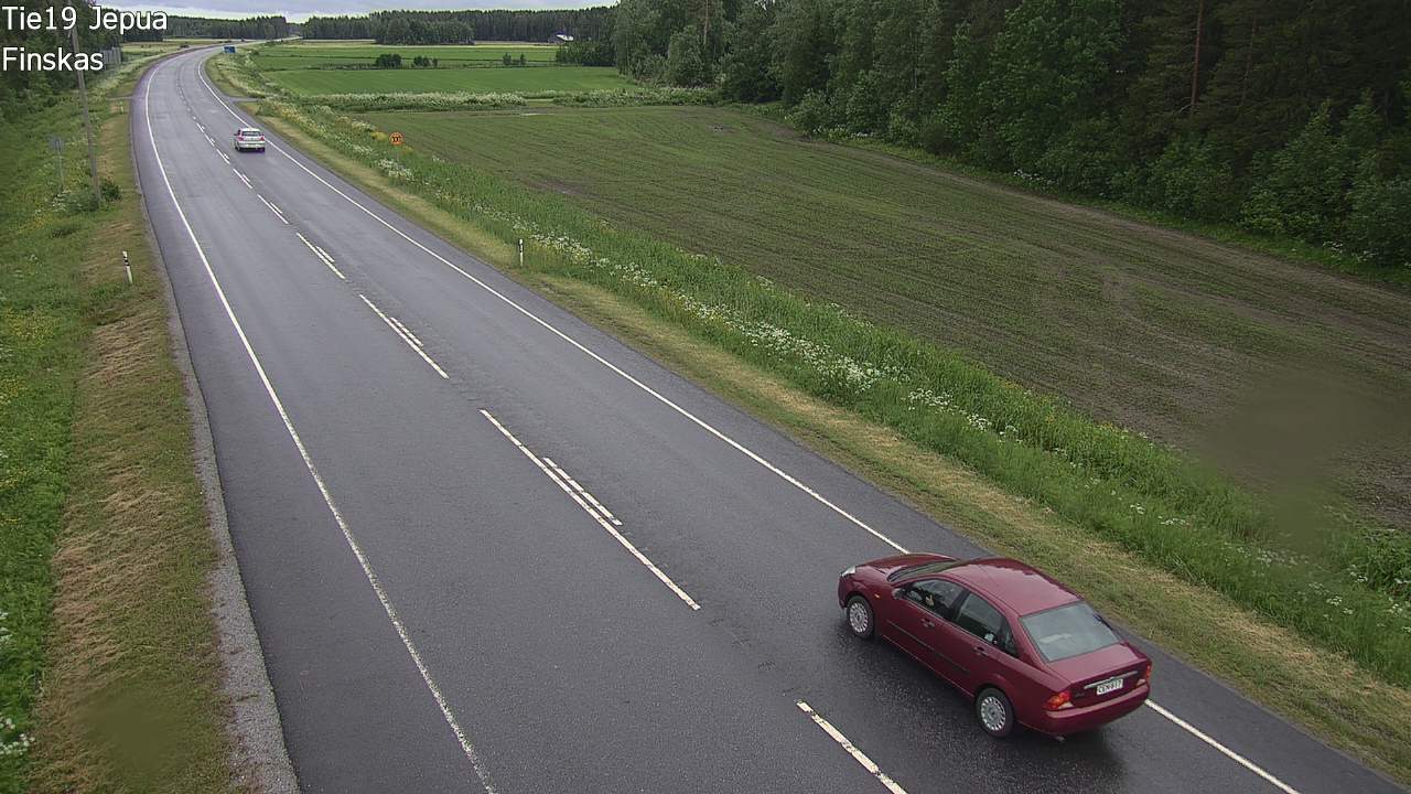 Weather Camera Image Road 19 Jepua, Uusikaarlepyy, Pohjanmaa