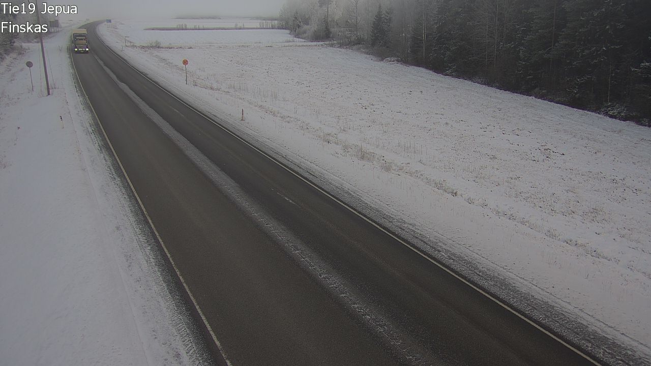 Weather Camera Image Väg 19 Jeppo, Uusikaarlepyy, Pohjanmaa