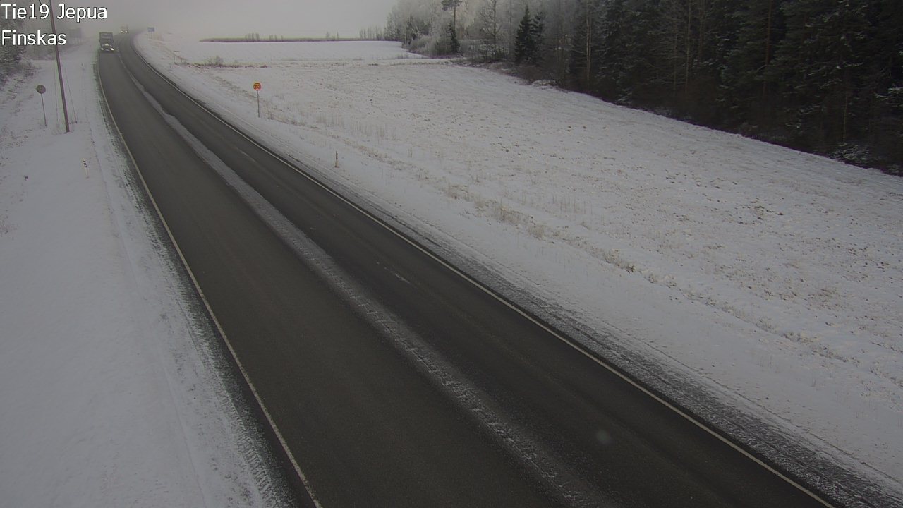 Weather Camera Image Väg 19 Jeppo, Uusikaarlepyy, Pohjanmaa