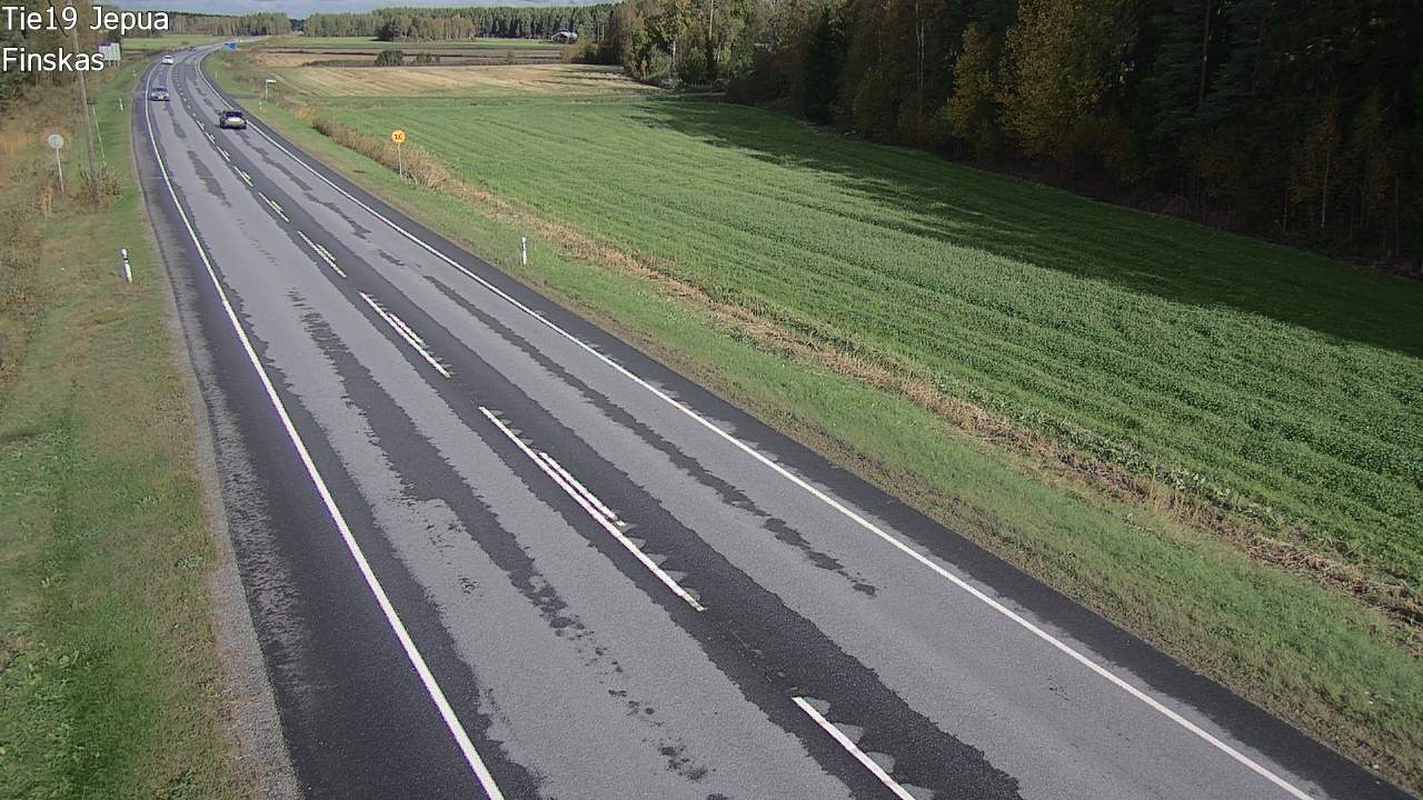 Weather Camera Image Road 19 Jepua, Uusikaarlepyy, Pohjanmaa