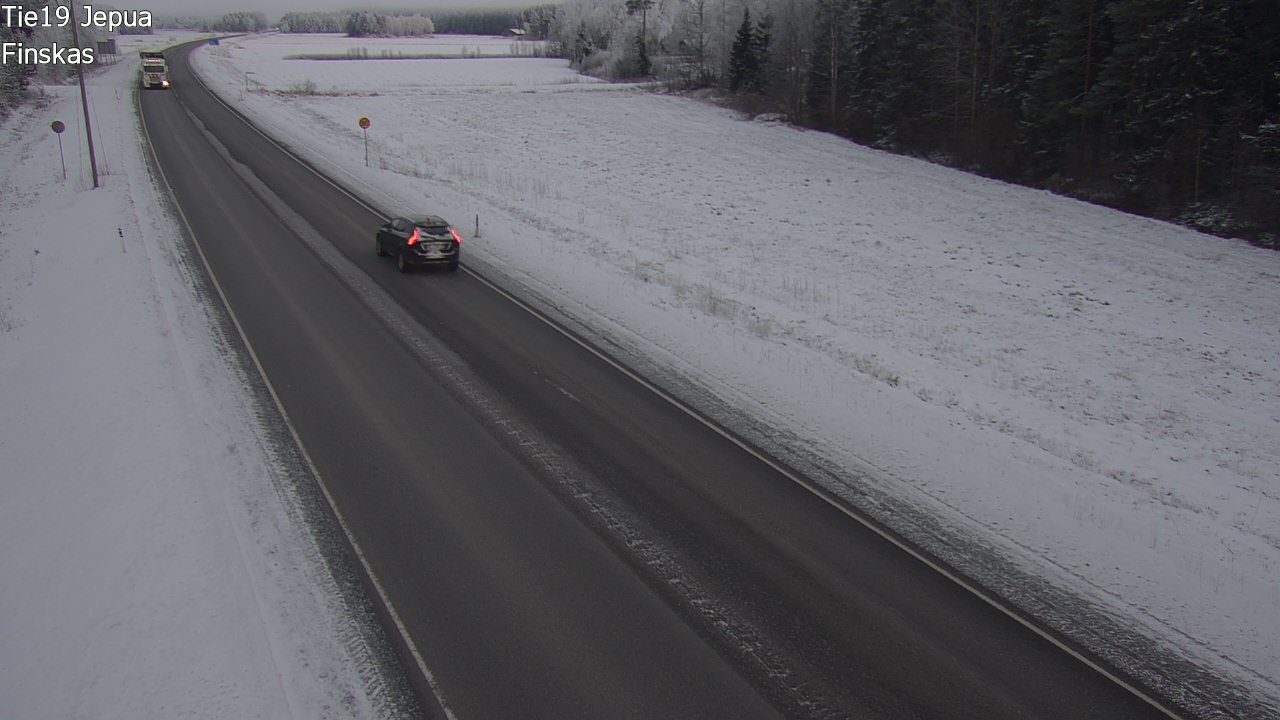 Weather Camera Image Väg 19 Jeppo, Uusikaarlepyy, Pohjanmaa