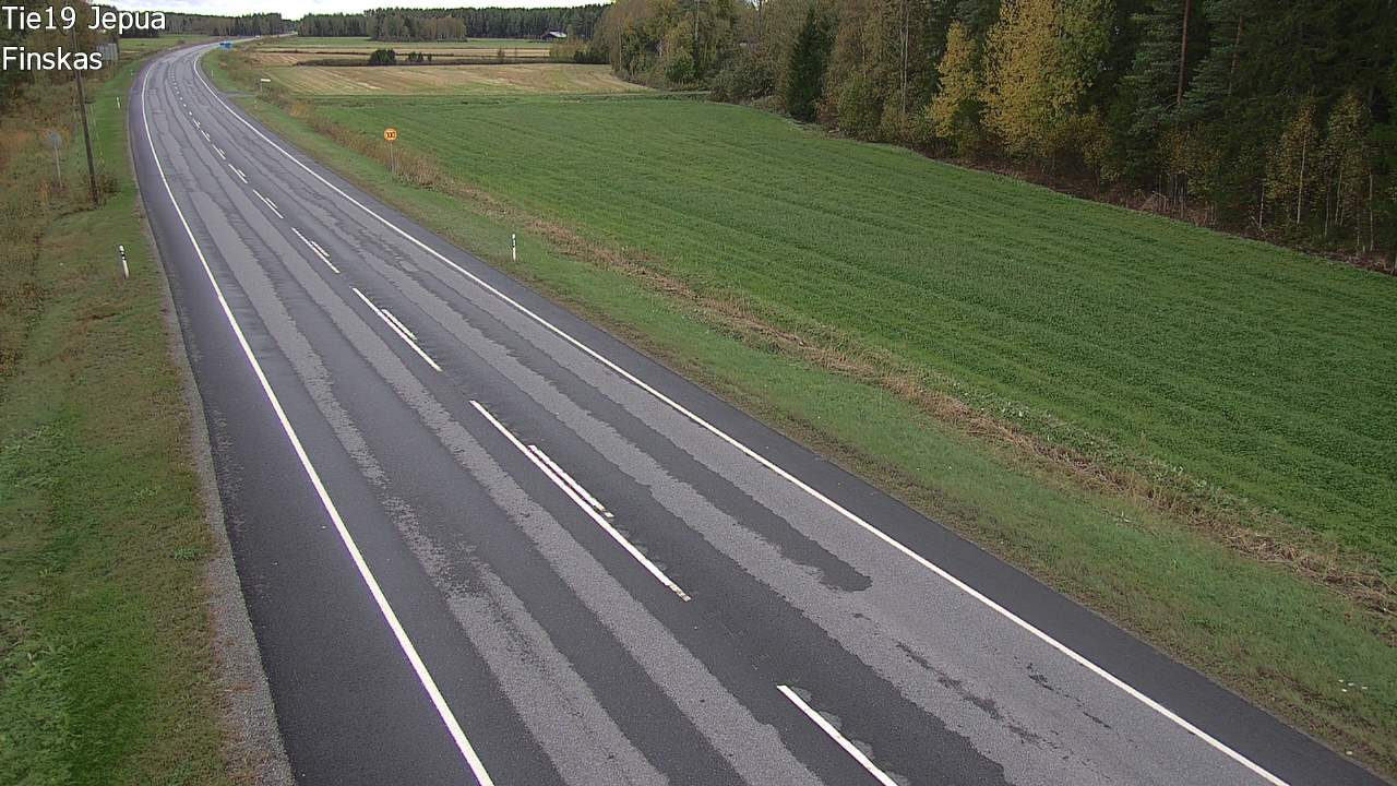 Weather Camera Image Road 19 Jepua, Uusikaarlepyy, Pohjanmaa
