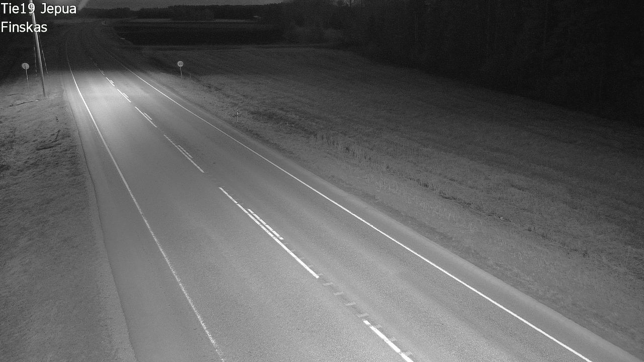 Weather Camera Image Road 19 Jepua, Uusikaarlepyy, Pohjanmaa
