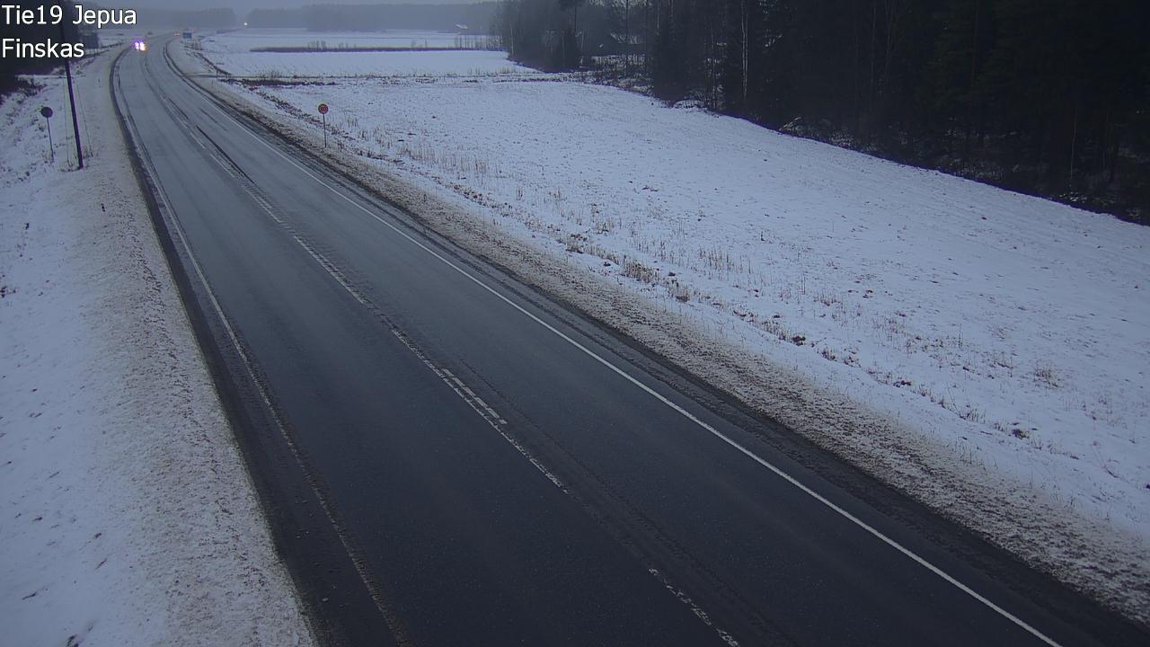 Weather Camera Image Väg 19 Jeppo, Uusikaarlepyy, Pohjanmaa
