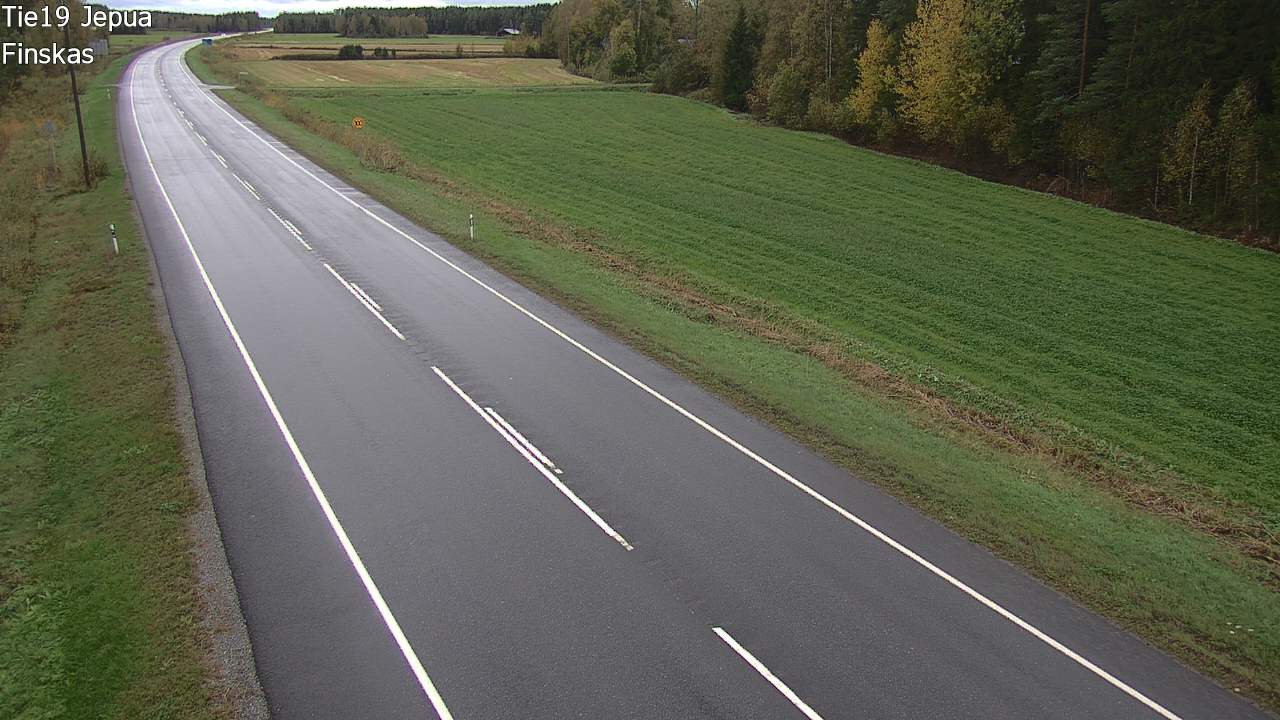 Weather Camera Image Road 19 Jepua, Uusikaarlepyy, Pohjanmaa