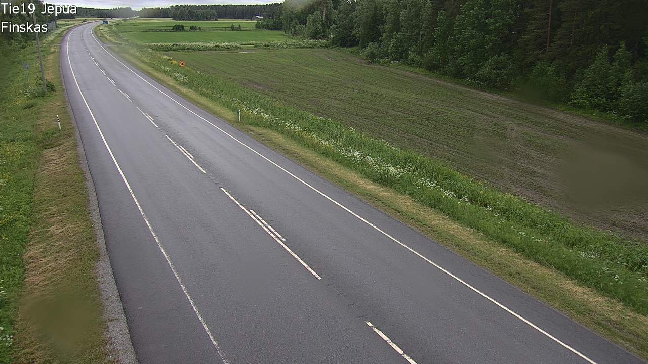 Weather Camera Image Road 19 Jepua, Uusikaarlepyy, Pohjanmaa