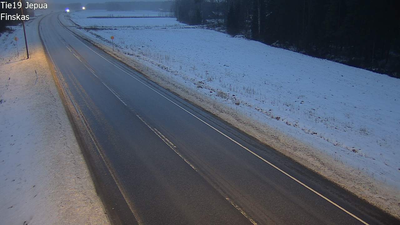 Weather Camera Image Väg 19 Jeppo, Uusikaarlepyy, Pohjanmaa