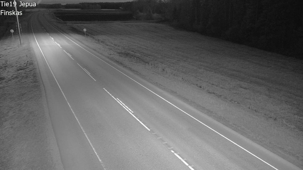 Weather Camera Image Road 19 Jepua, Uusikaarlepyy, Pohjanmaa