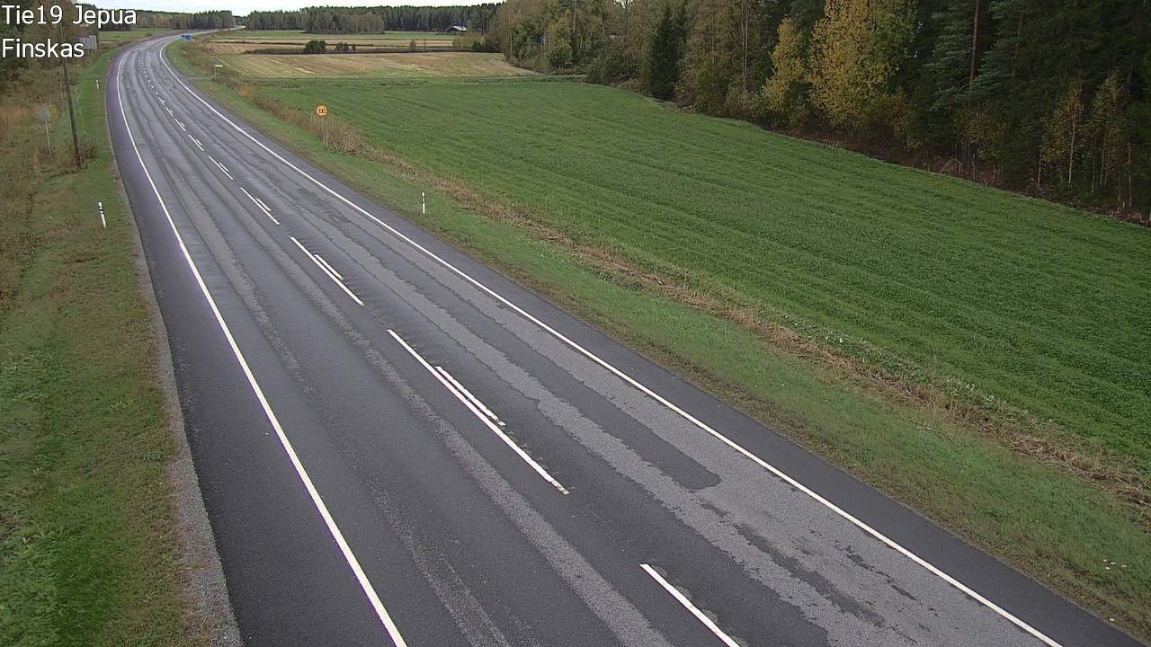 Weather Camera Image Road 19 Jepua, Uusikaarlepyy, Pohjanmaa