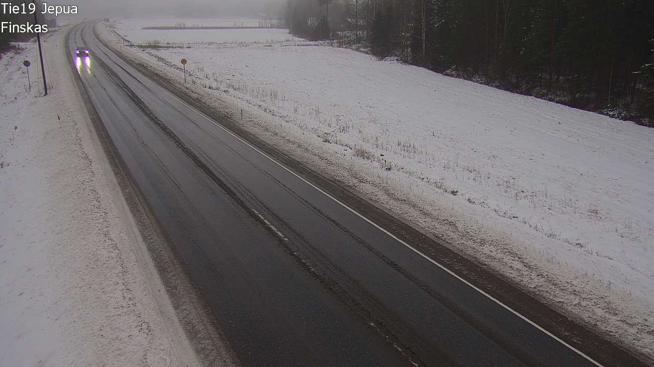 Weather Camera Image Väg 19 Jeppo, Uusikaarlepyy, Pohjanmaa