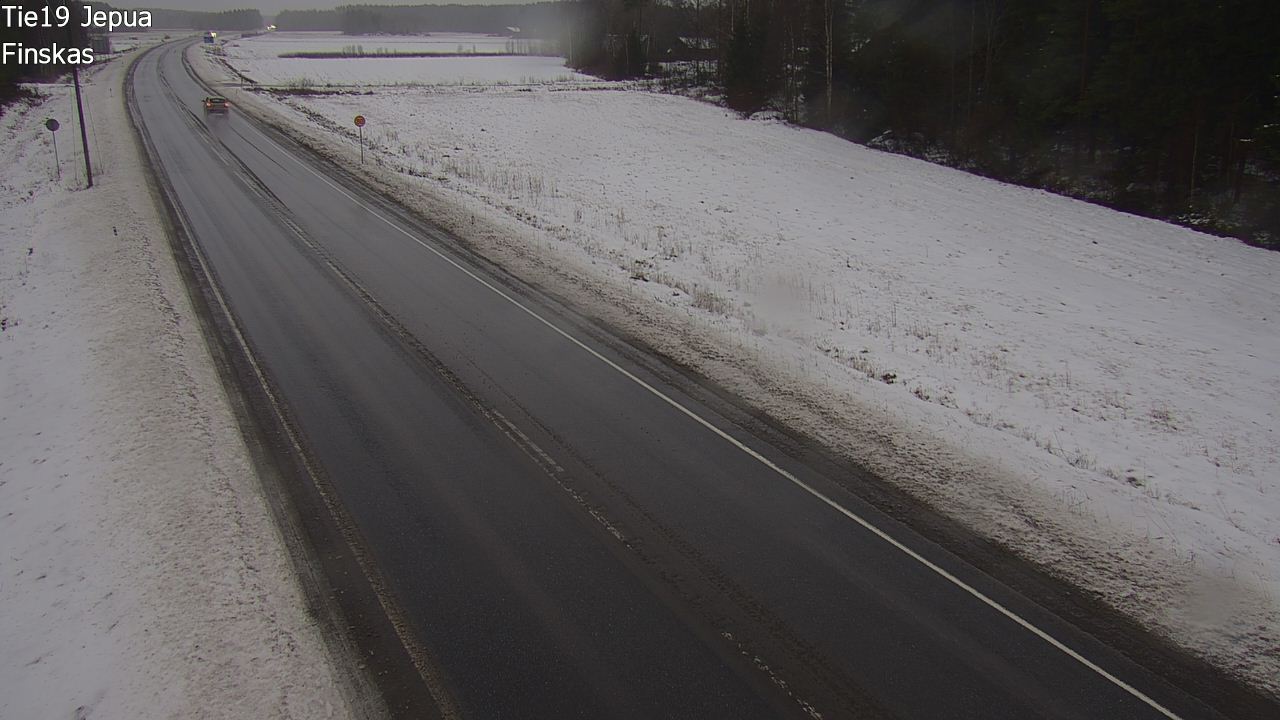 Weather Camera Image Väg 19 Jeppo, Uusikaarlepyy, Pohjanmaa