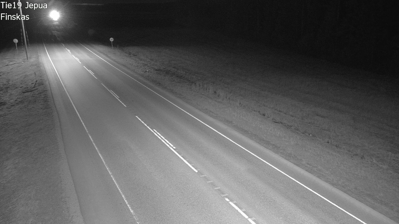 Weather Camera Image Väg 19 Jeppo, Uusikaarlepyy, Pohjanmaa