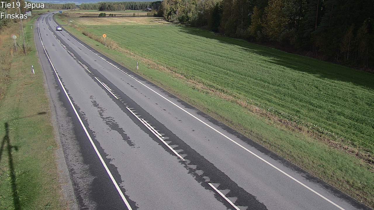 Weather Camera Image Road 19 Jepua, Uusikaarlepyy, Pohjanmaa