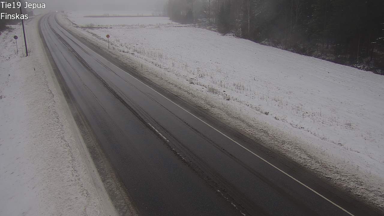 Weather Camera Image Väg 19 Jeppo, Uusikaarlepyy, Pohjanmaa