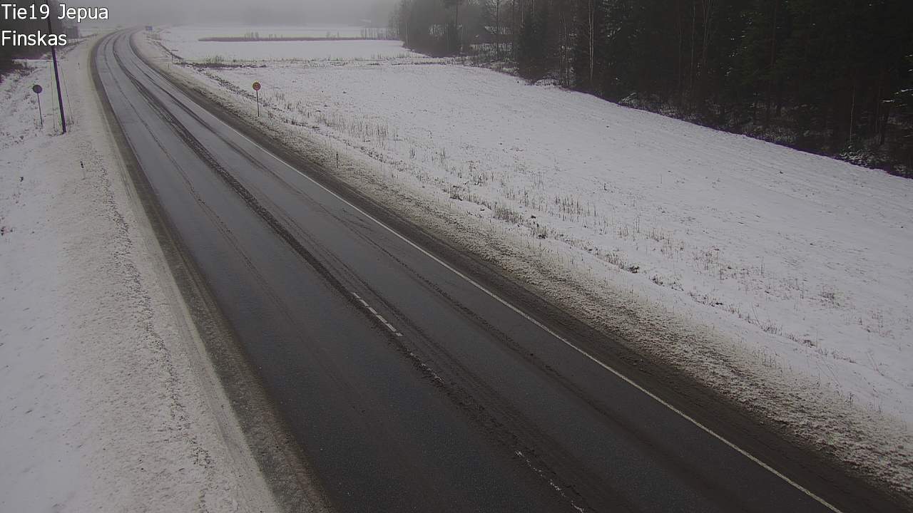 Weather Camera Image Väg 19 Jeppo, Uusikaarlepyy, Pohjanmaa