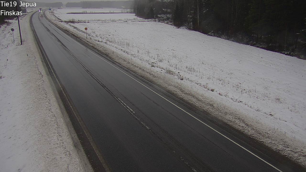 Weather Camera Image Väg 19 Jeppo, Uusikaarlepyy, Pohjanmaa