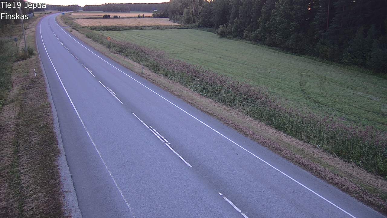 Weather Camera Image Road 19 Jepua, Uusikaarlepyy, Pohjanmaa