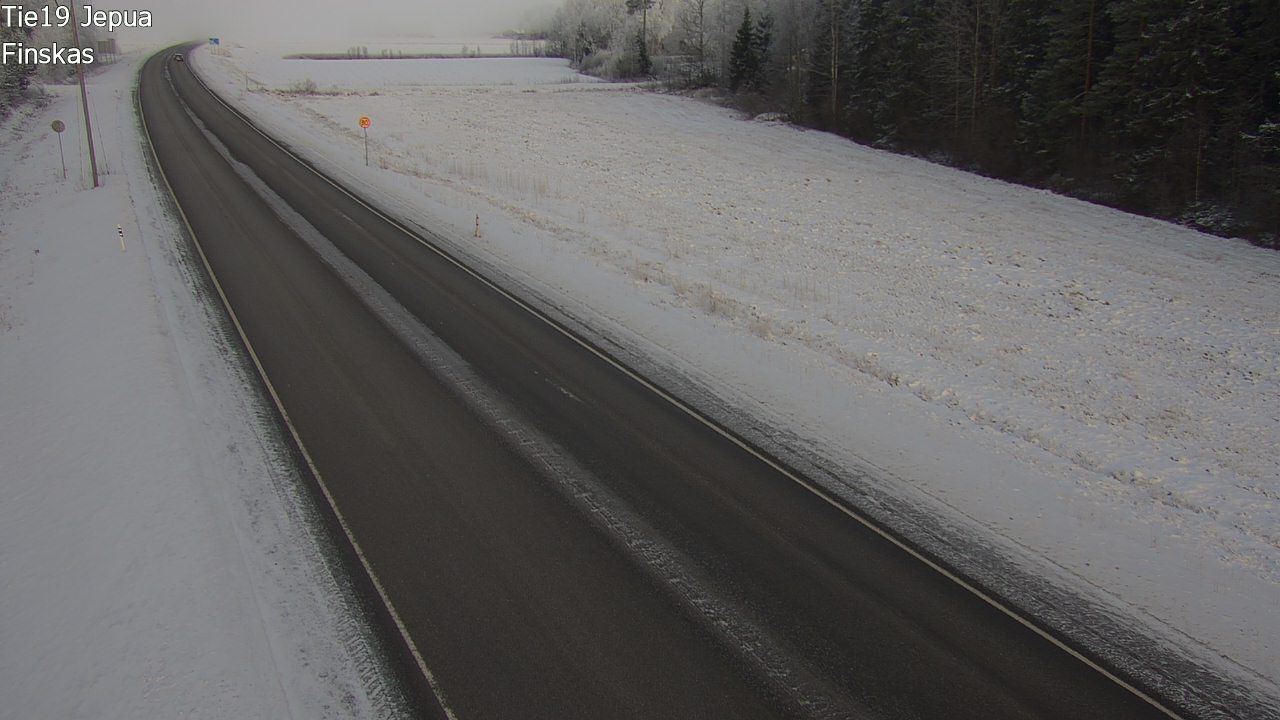Weather Camera Image Väg 19 Jeppo, Uusikaarlepyy, Pohjanmaa