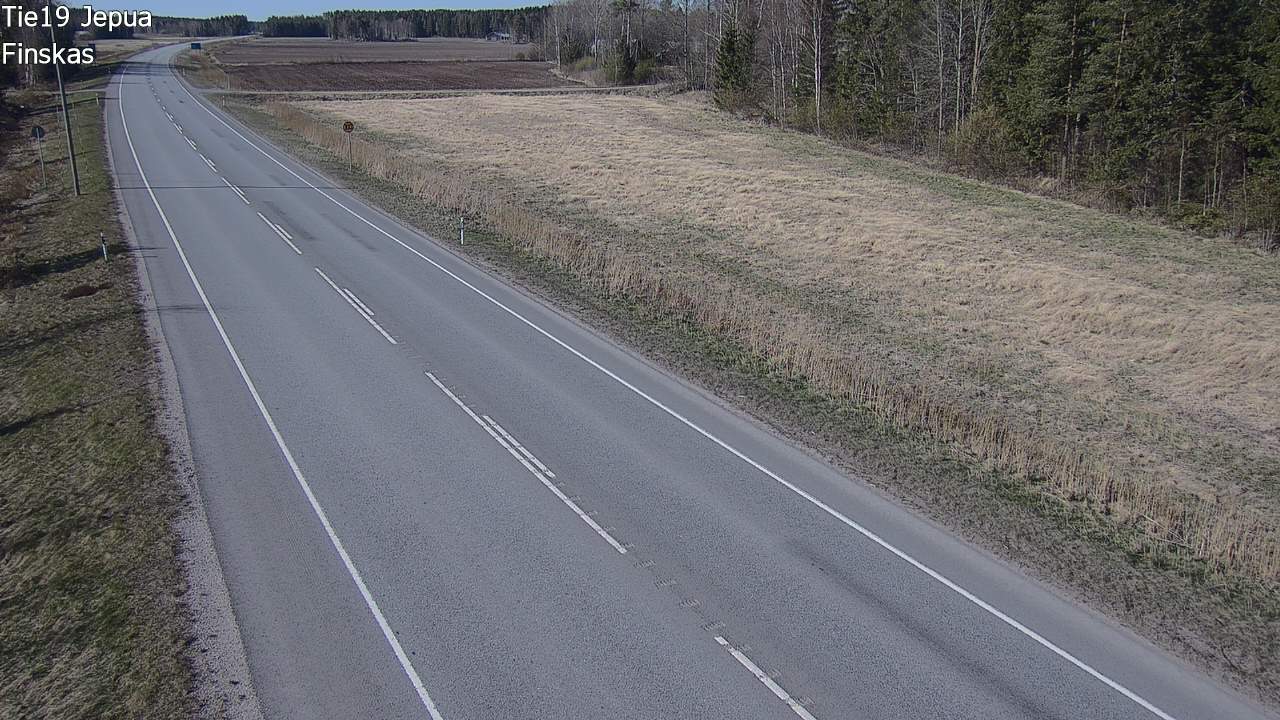 Weather Camera Image Väg 19 Jeppo, Uusikaarlepyy, Pohjanmaa