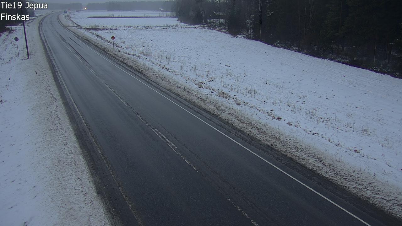 Weather Camera Image Väg 19 Jeppo, Uusikaarlepyy, Pohjanmaa