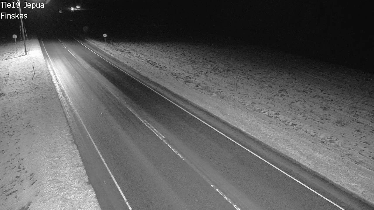 Weather Camera Image Väg 19 Jeppo, Uusikaarlepyy, Pohjanmaa