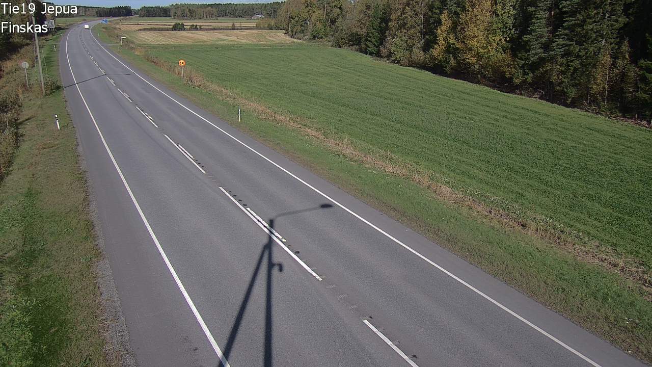 Weather Camera Image Road 19 Jepua, Uusikaarlepyy, Pohjanmaa