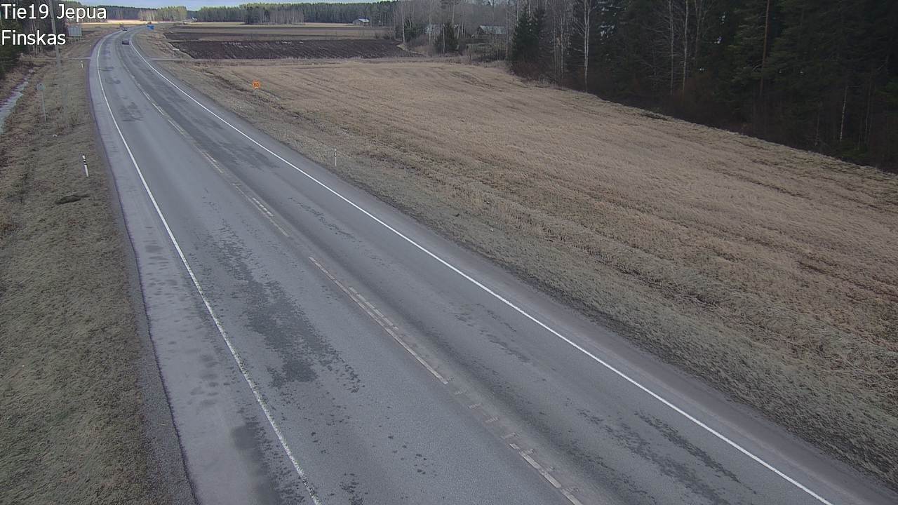 Weather Camera Image Road 19 Jepua, Uusikaarlepyy, Pohjanmaa