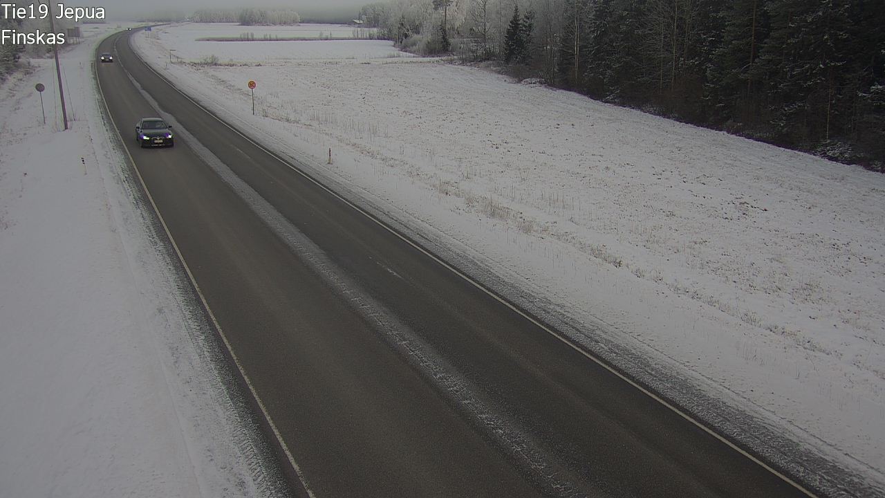 Weather Camera Image Väg 19 Jeppo, Uusikaarlepyy, Pohjanmaa