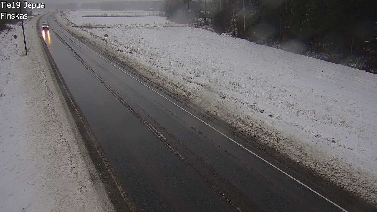 Weather Camera Image Väg 19 Jeppo, Uusikaarlepyy, Pohjanmaa
