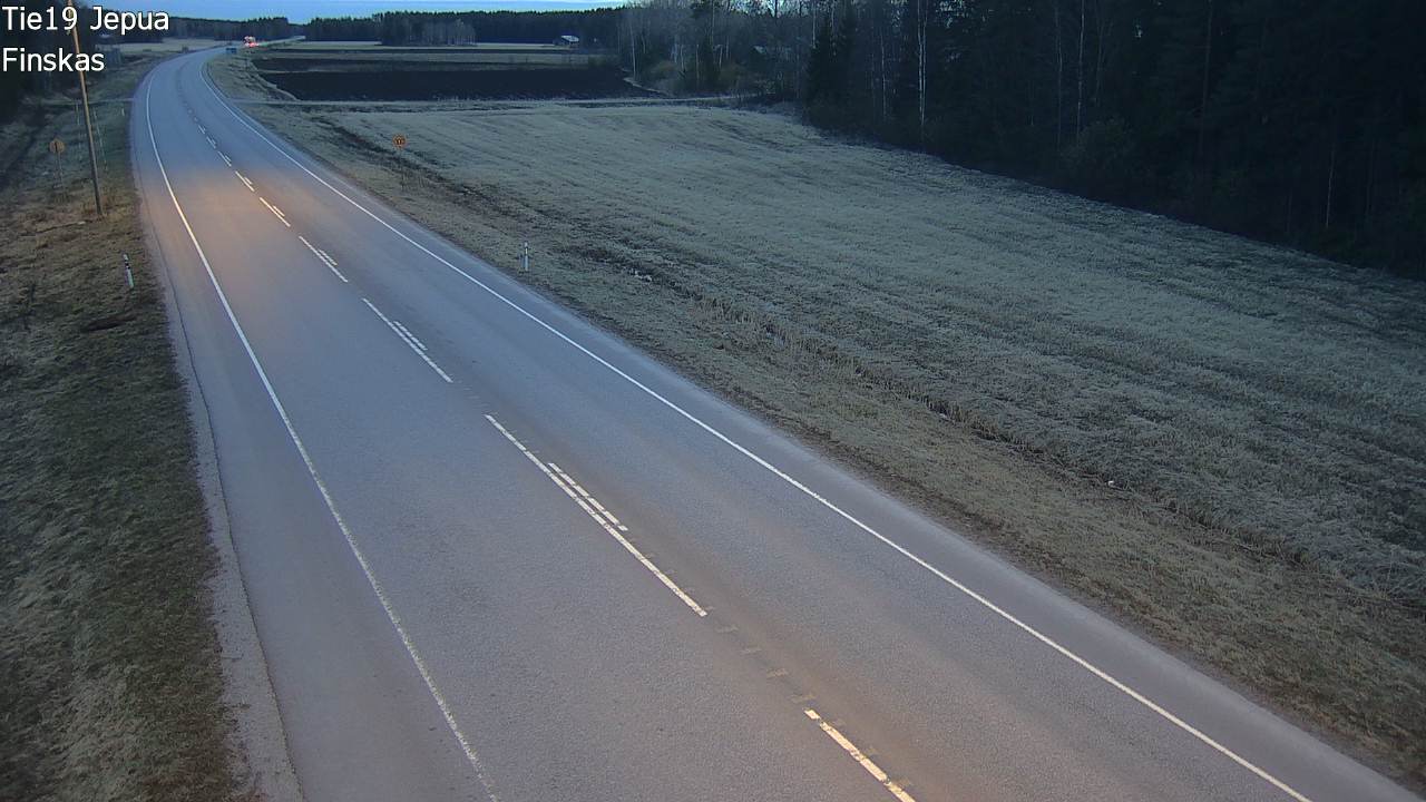 Weather Camera Image Road 19 Jepua, Uusikaarlepyy, Pohjanmaa