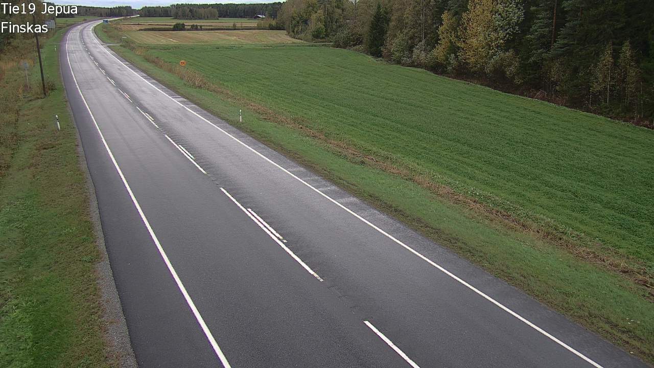 Weather Camera Image Road 19 Jepua, Uusikaarlepyy, Pohjanmaa