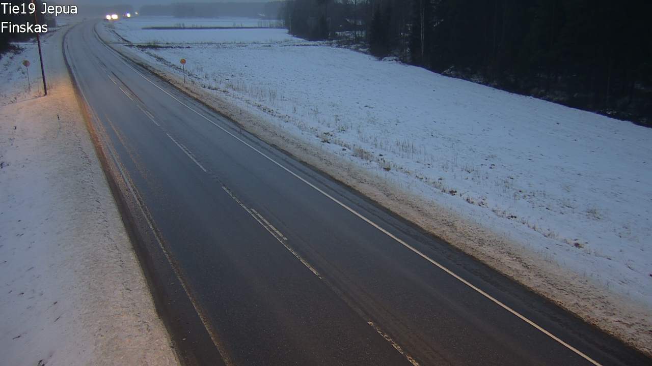 Weather Camera Image Väg 19 Jeppo, Uusikaarlepyy, Pohjanmaa