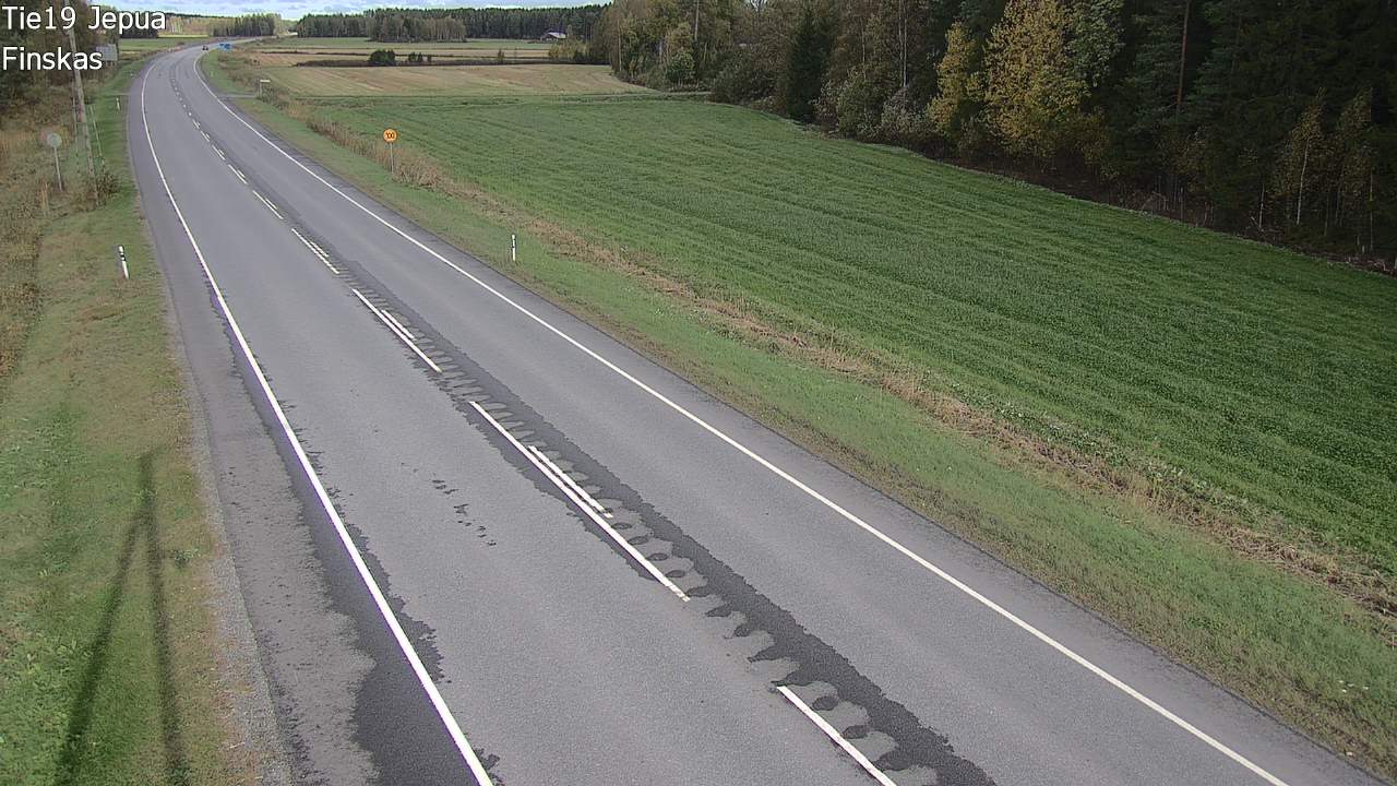 Weather Camera Image Road 19 Jepua, Uusikaarlepyy, Pohjanmaa
