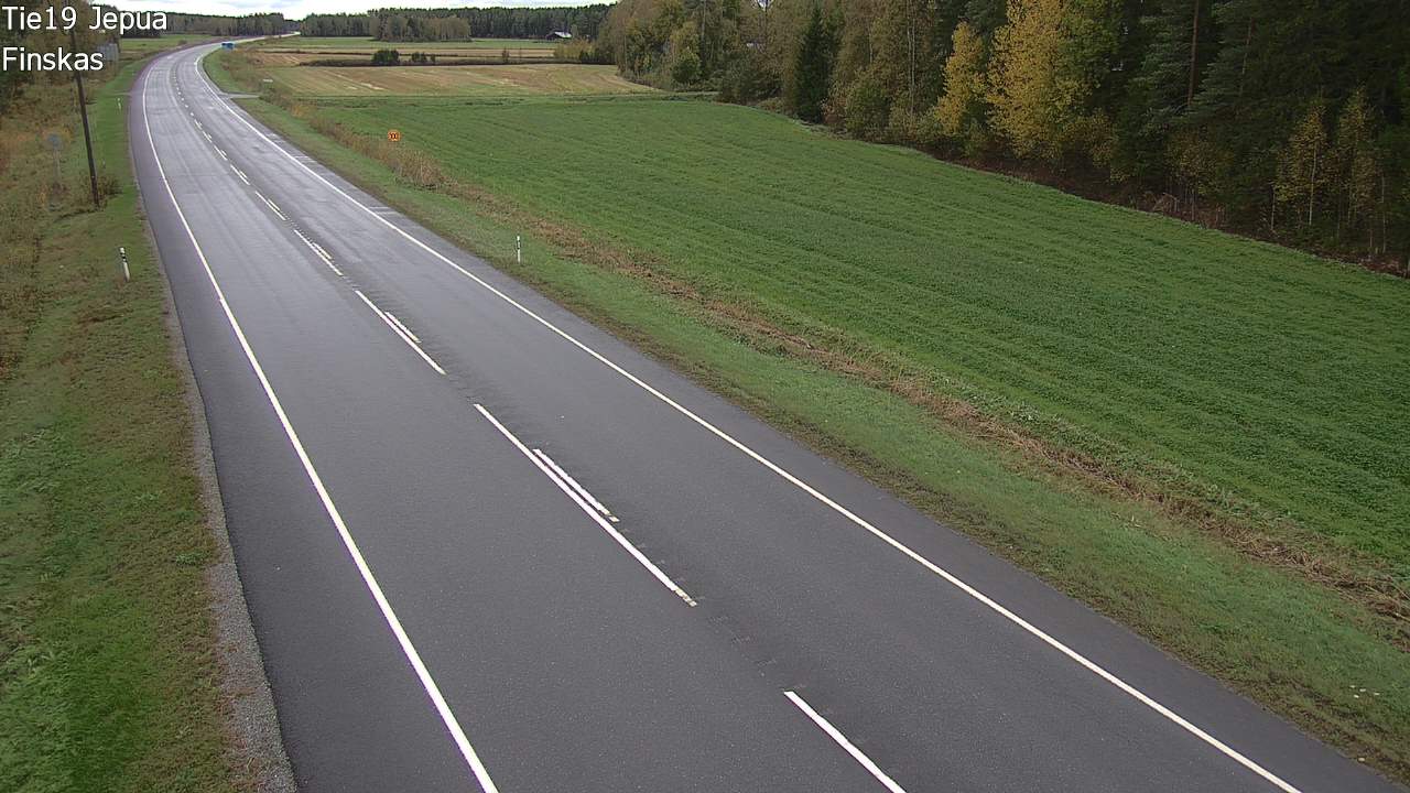 Weather Camera Image Road 19 Jepua, Uusikaarlepyy, Pohjanmaa